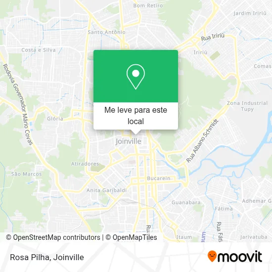 Rosa  Pilha mapa