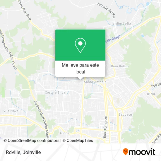 Rdville mapa