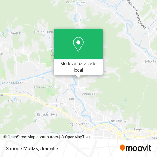 Simone Modas mapa