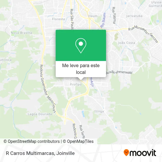 R Carros Multimarcas mapa
