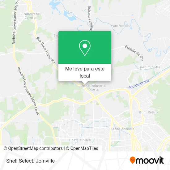 Shell Select mapa