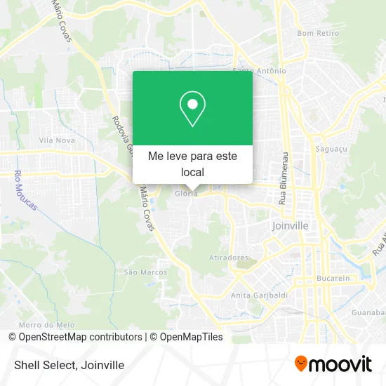 Shell Select mapa