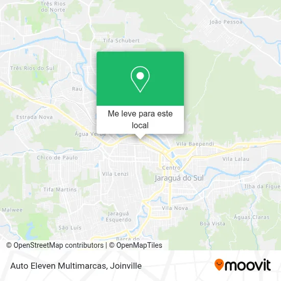 Auto Eleven Multimarcas mapa