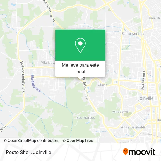 Posto Shell mapa