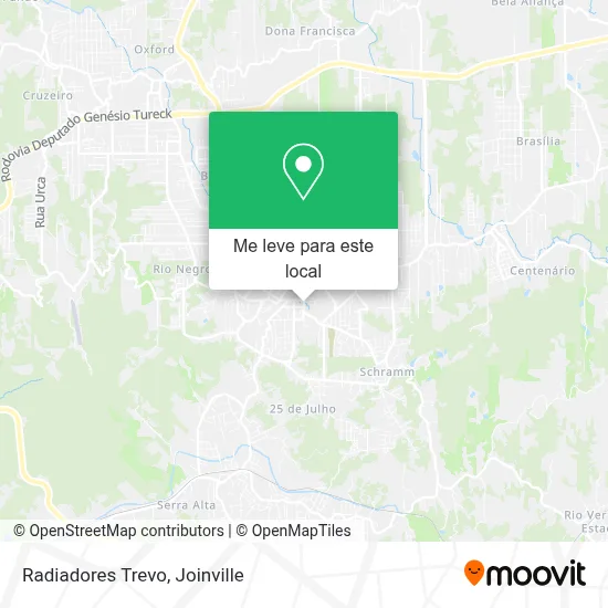 Radiadores Trevo mapa
