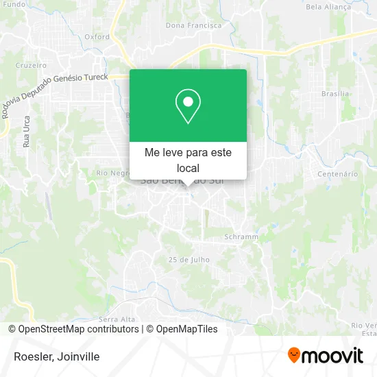 Roesler mapa