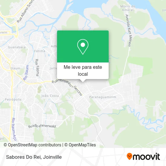 Sabores Do Rei mapa