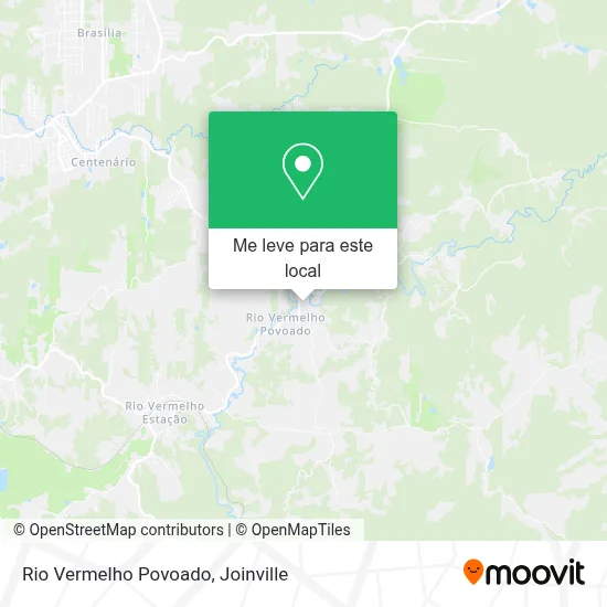 Rio Vermelho Povoado mapa