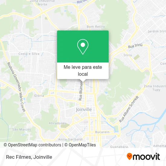 Rec Filmes mapa