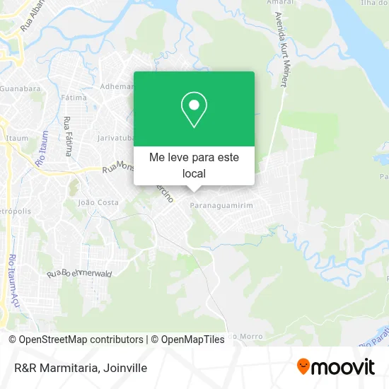 R&R Marmitaria mapa