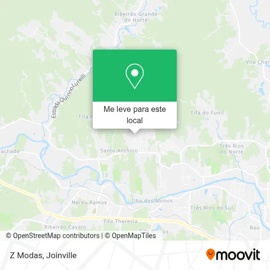 Z Modas mapa