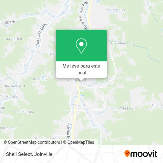 Shell Select mapa