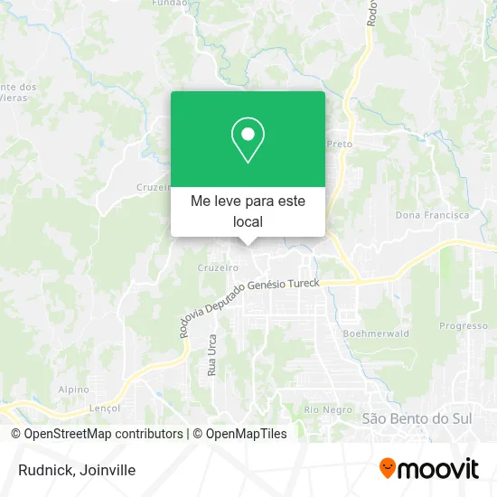 Rudnick mapa
