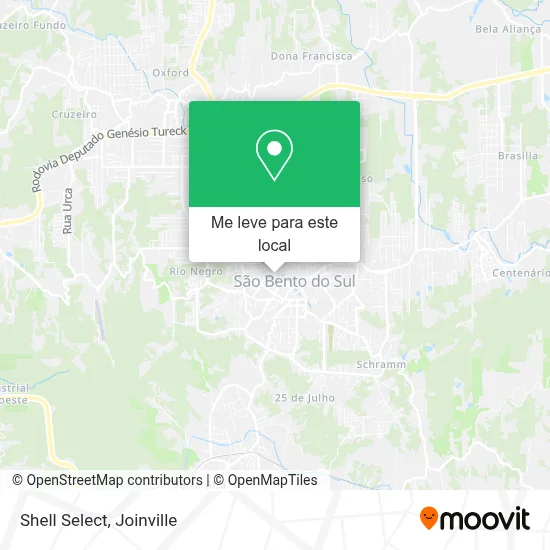 Shell Select mapa