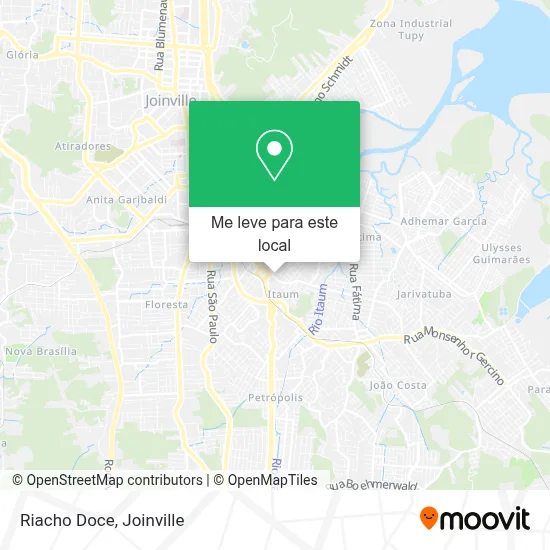 Riacho Doce mapa