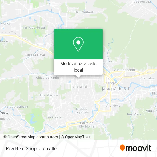 Rua Bike Shop mapa