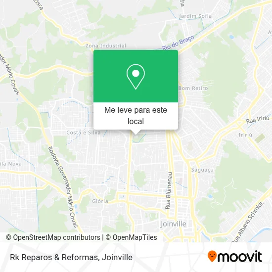 Rk Reparos & Reformas mapa