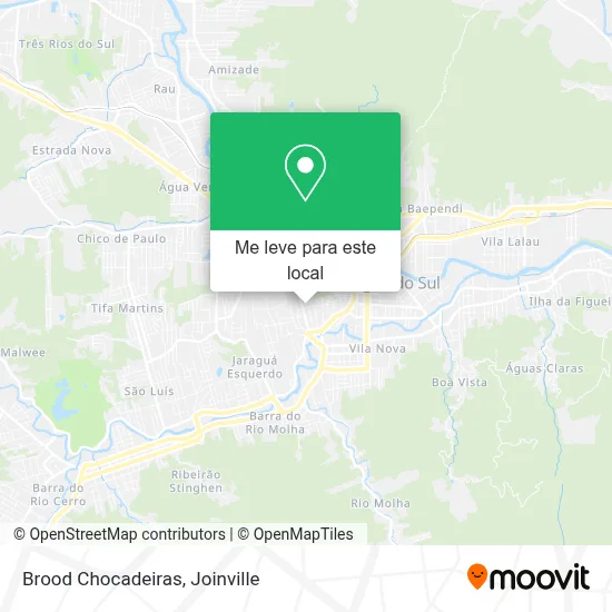 Brood Chocadeiras mapa