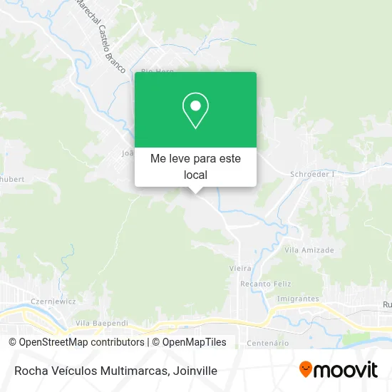 Rocha Veículos Multimarcas mapa