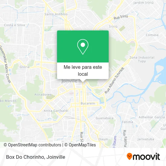 Box Do Chorinho mapa