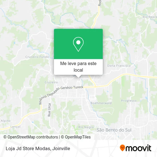 Loja Jd Store Modas mapa