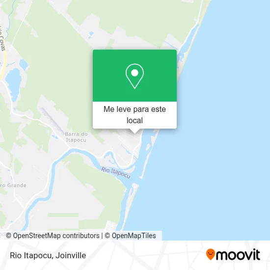 Rio Itapocu mapa