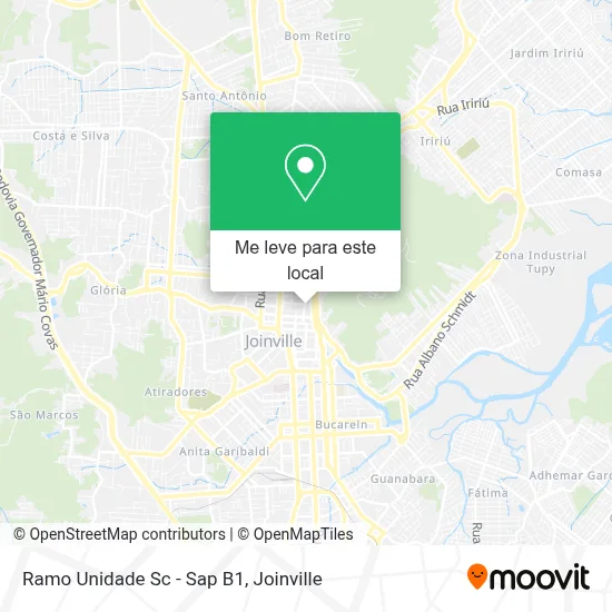 Ramo Unidade Sc - Sap B1 mapa