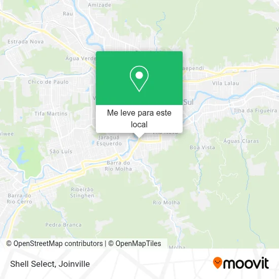 Shell Select mapa