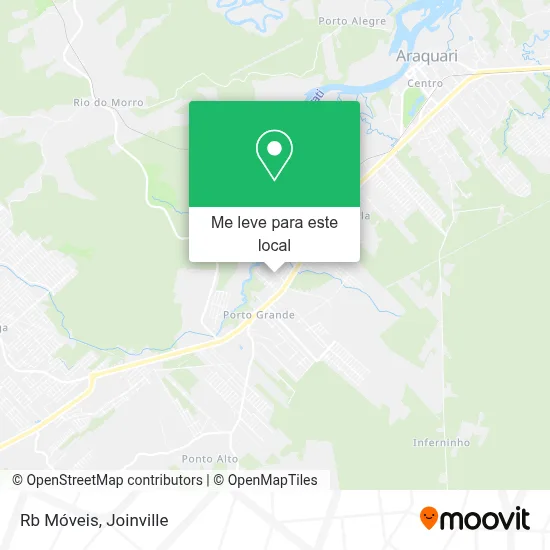 Rb Móveis mapa