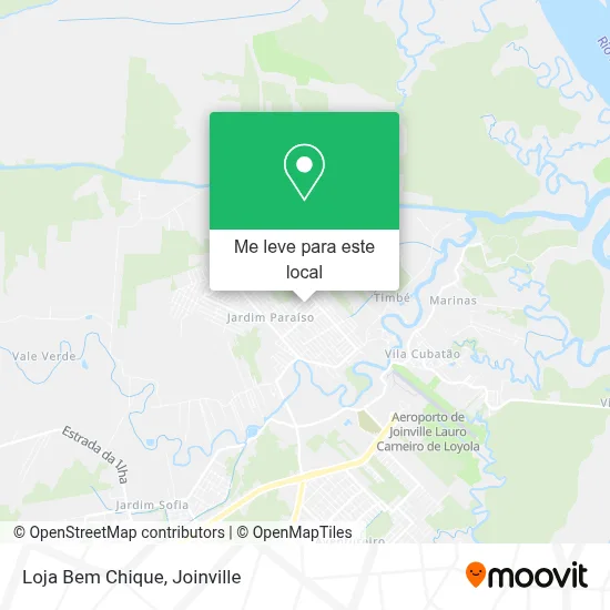 Loja Bem Chique mapa
