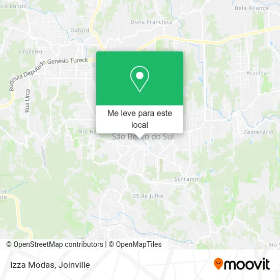 Izza Modas mapa