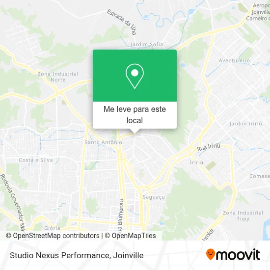Studio Nexus Performance mapa