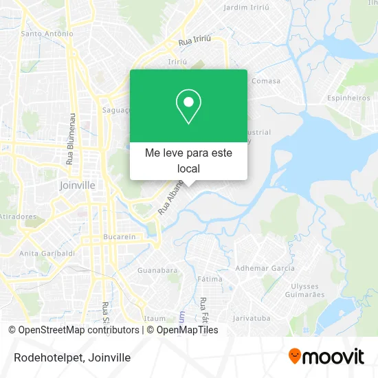 Rodehotelpet mapa