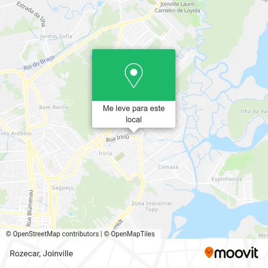 Rozecar mapa