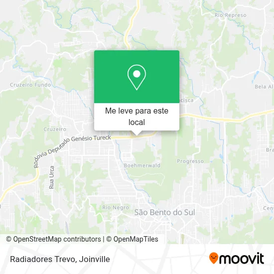 Radiadores Trevo mapa