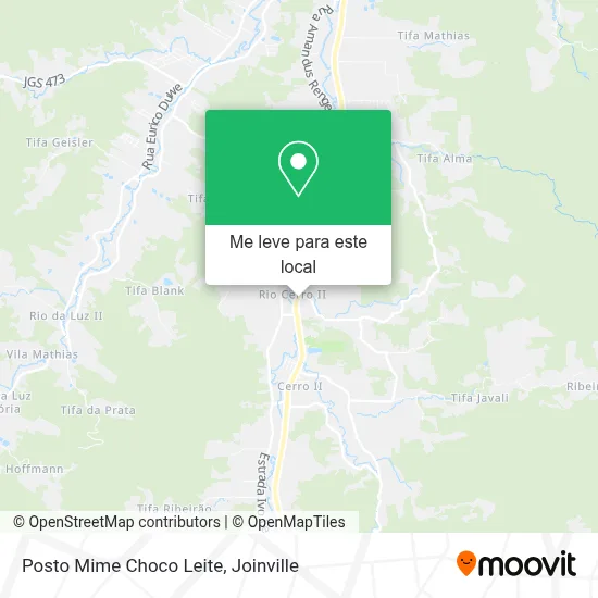Posto Mime Choco Leite mapa