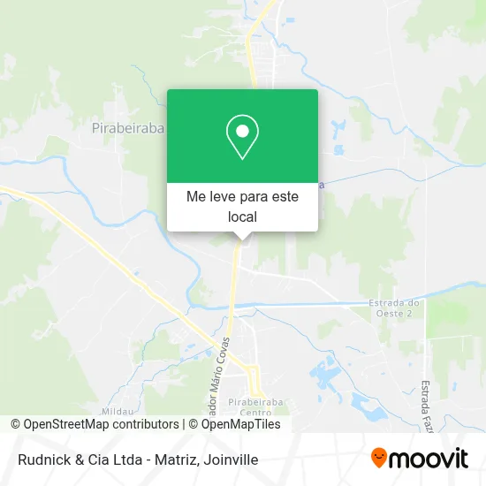 Rudnick & Cia Ltda - Matriz mapa
