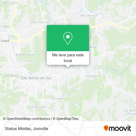 Status Modas mapa