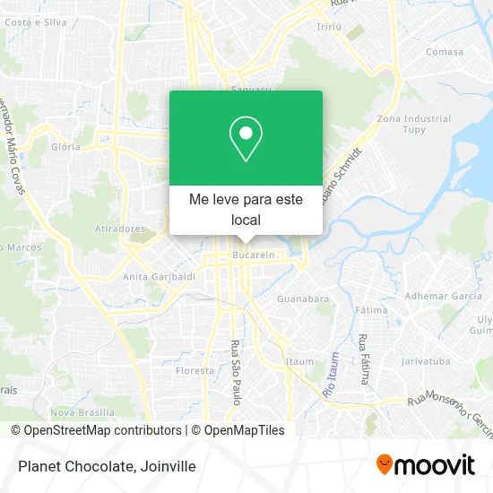 Planet Chocolate mapa