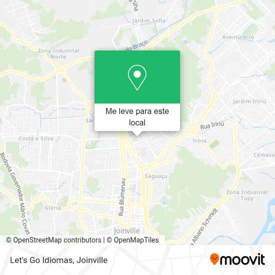 Let's Go Idiomas mapa