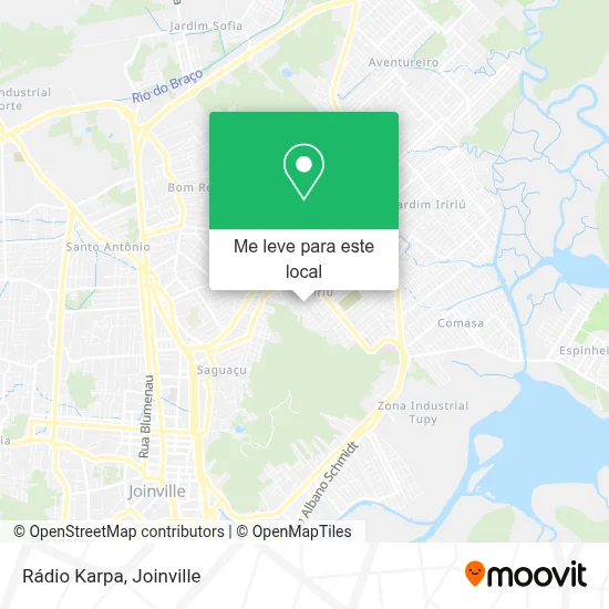 Rádio Karpa mapa