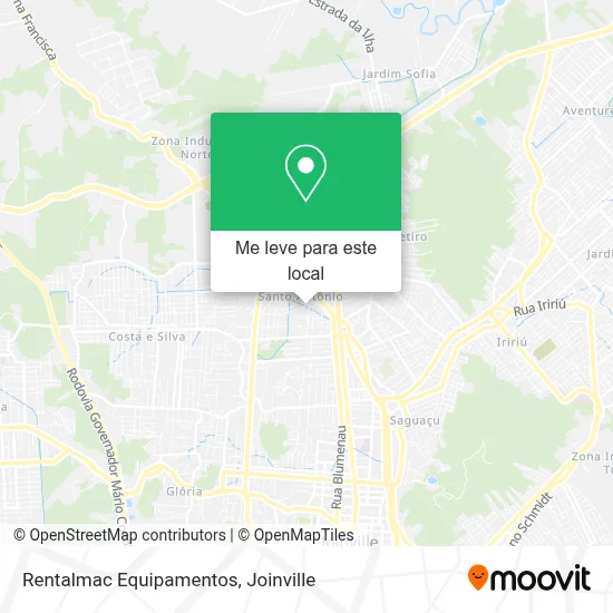 Rentalmac Equipamentos mapa