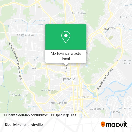 Rio Joinville mapa