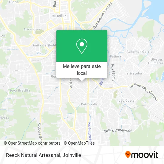 Reeck Natural Artesanal mapa
