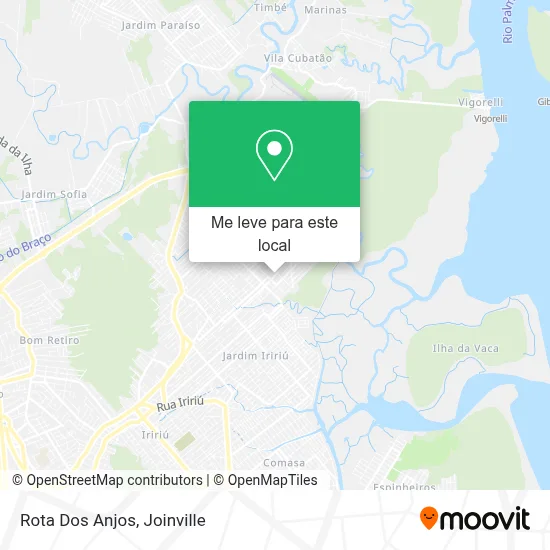 Rota Dos Anjos mapa