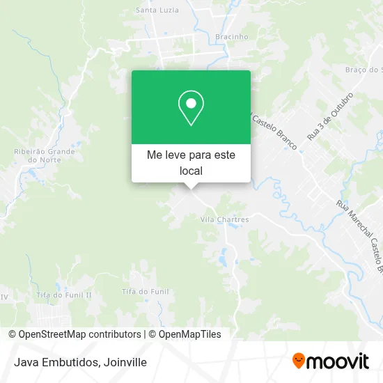 Java Embutidos mapa