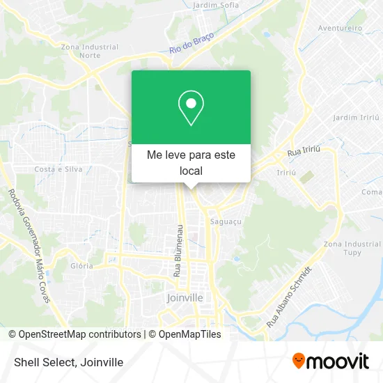 Shell Select mapa