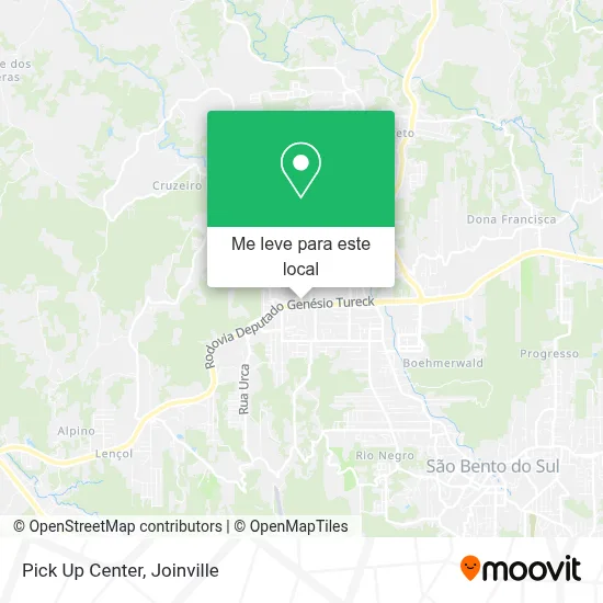 Pick Up Center mapa