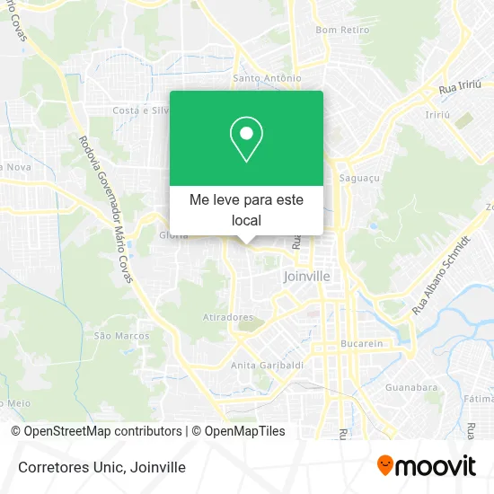 Corretores Unic mapa
