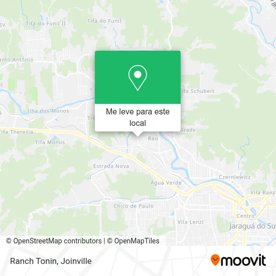 Ranch Tonin mapa